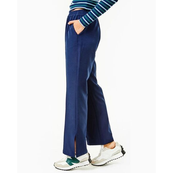 NWT Addison Bay Active Crepe Twiggy Pant In Navy Size XS MSRP $168 - Picture 1 of 8